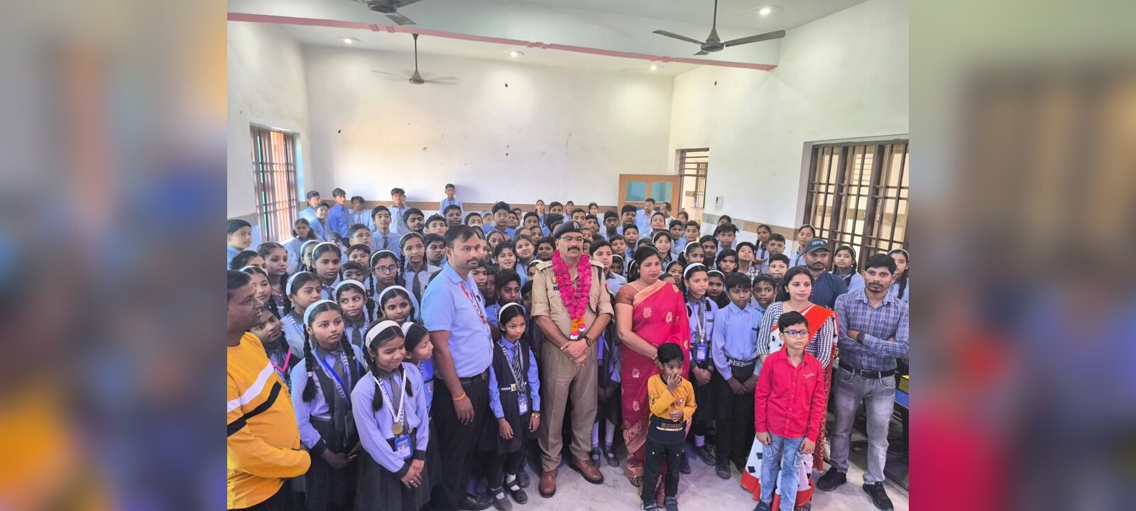 Police officer visit to school